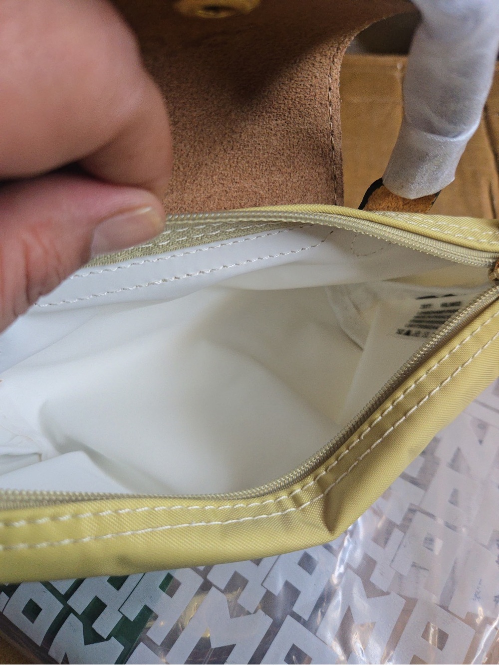 Longchamp Small Le Pliage Top-Handle Bag pistachio pistache mini purse tote neon - Picture 7 of 7